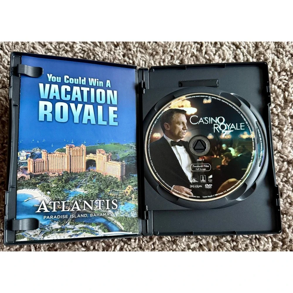 Sony Casino Royale 007 DVD Excellent Full Screen 2-Disc Special Edition 2006